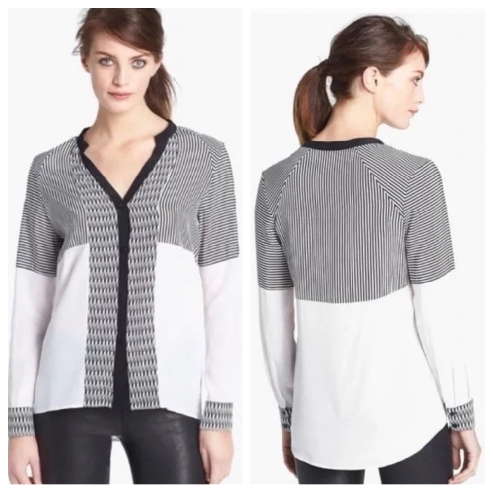 Silk! Diane von Furstenburg silk blouse